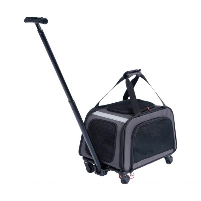 ZOLUX Nomad wheeled pet carrier for dogs and cats 47 32 27 cm