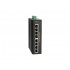 LevelOne 8-Port Gigabit PoE Industrial Switch, 8 PoE Outputs, 802.3at/af PoE, 200W, -40 C to 75 C