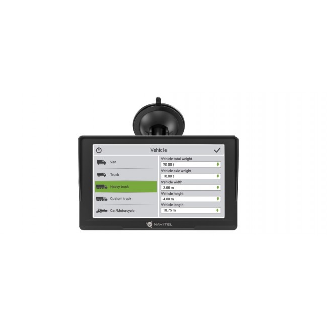 Navitel E777 Truck navigator Fixed 17.8 cm (7
