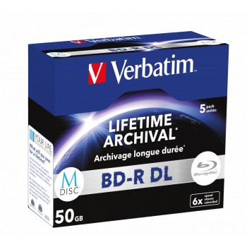 Verbatim MDISC BD-R DL 50 GB 5 pc(s)
