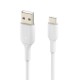 Belkin CAB001BT3MWH USB cable 3 m USB A USB C White