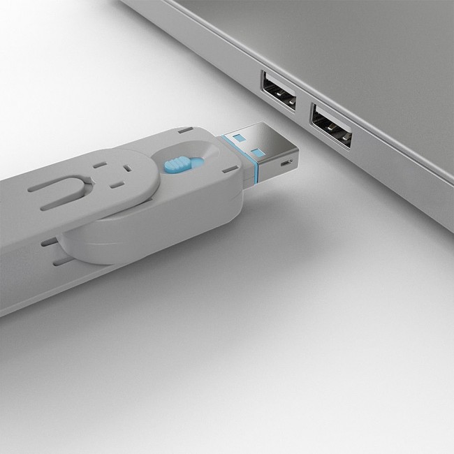 Lindy USB Port Blocker - Pack of 4, Colour Code: Blue Lindy USB Port Blocker - Pack of 4, Colour Code: Blue