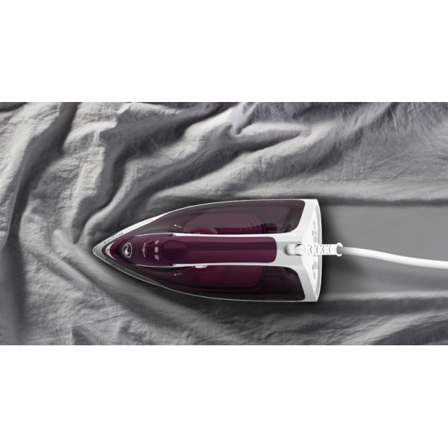 Tefal Express Steam FV2835E0 iron Dry & Steam iron Cerilium soleplate 2400 W Purple, White Tefal Express Steam FV2835E0 iron Dry & Steam iron Cerilium soleplate 2400 W Purple, White