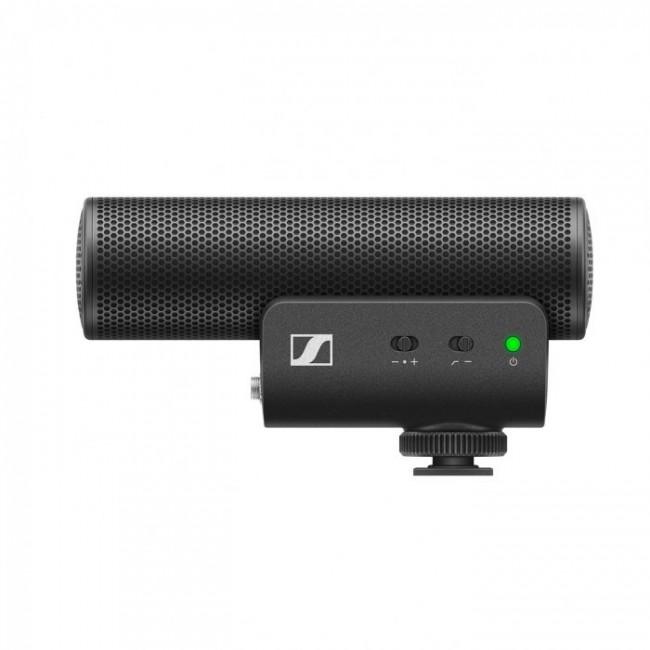 Sennheiser MKE 400 Mobile Kit - condenser, supercardioid microphone with low-pass filter with Manfrotto tripod Sennheiser MKE 400 Mobile Kit - condenser, supercardioid microphone with low-pass filter with Manfrotto tripod