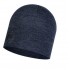 BUFF MERINO MIDWEIGHT BEANIE MELANGE NIGHT BLUE