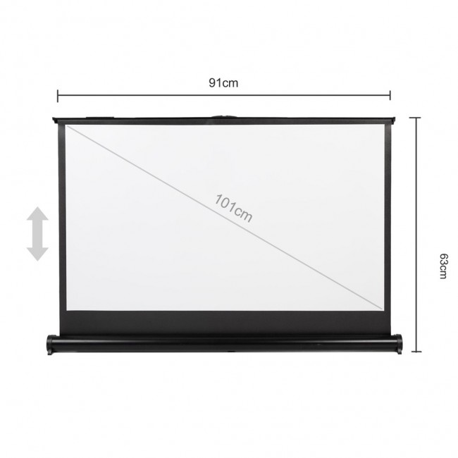 Maclean Portable Projection Screen Compact 40