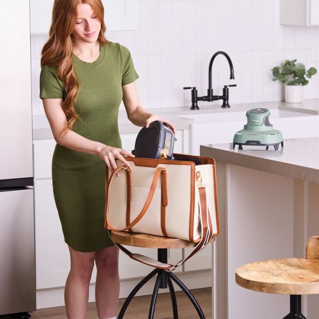 Ninja CRISPi Single 3.8 L 1700 W Hot air fryer Green, Grey, Transparent