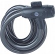 12 mm steel keyed bicycle cable - YCK0/12/200/2 Black 12 mm steel keyed bicycle cable - YCK0/12/200/2 Black