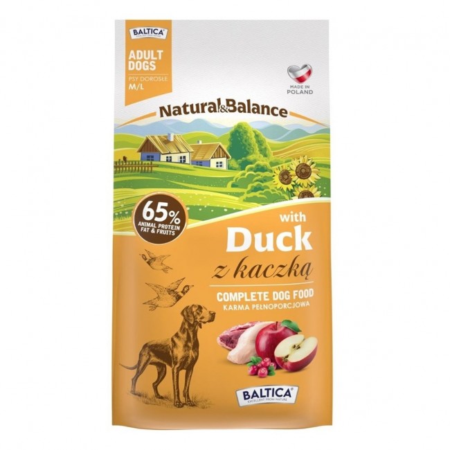 BALTICA Natural & Balance Duck M/L dry dog food 3kg