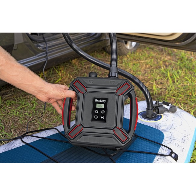 Bestway PowerGrip Sport High-Pressure DC Stand-Up Paddleboard Electric Air Pump
