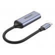 UNITEK V1416B video cable adapter 0.15 m USB Type-C HDMI Grey