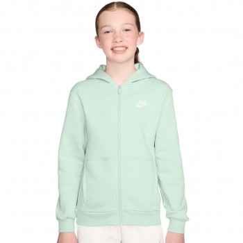 Bluza dla dzieci Nike Sportswear Club Fleece miętowa FD3004 394 L