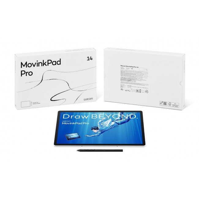 Wacom MovinkPad Pro 14 graphic tablet Grey 5080 lpi 302 x 189 mm USB/Bluetooth