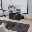 LogiLink KAB0077 cable organizer Universal Cable box Black 3 pc(s)