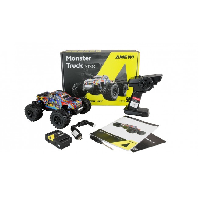 Amewi Hyper Go MTX20 Radio-Controlled (RC) model Monster truck Electric engine 1:20