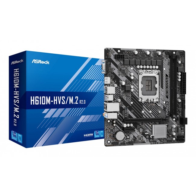 Asrock H610M-HVS/M.2 R2.0 Intel H610 LGA 1700 micro ATX