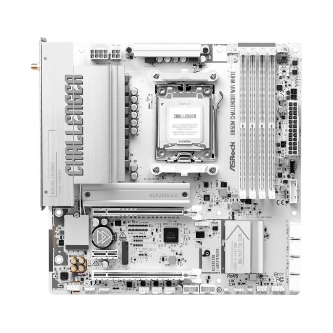Asrock B850M CHALLENGER WIFI WHITE motherboard