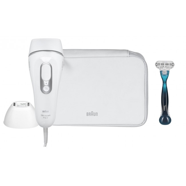 Braun Silk-expert Pro Silk expert Pro 3 PL3121 Intense pulsed light (IPL) Silver, White