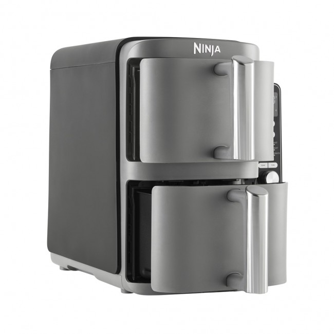 Ninja SL400EU fryer Double 9.5 L 2470 W Hot air fryer Black, Grey Ninja SL400EU fryer Double 9.5 L 2470 W Hot air fryer Black, Grey