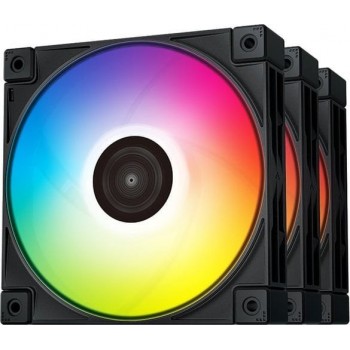 DeepCool FC120-3 IN 1 Computer case Fan 12 cm Black, Grey 3 pc(s)