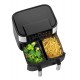 Air Fryer greaseless double fryer 8L FR8000 Black, Silver Air Fryer greaseless double fryer 8L FR8000 Black, Silver