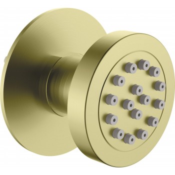 Concealed round shower nozzle