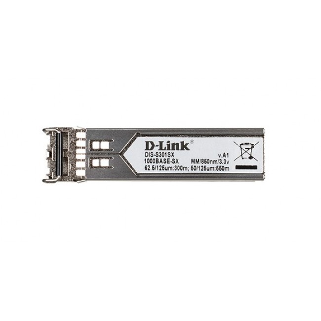 D-Link 1-port Mini-GBIC SFP to 1000BaseSX Industrial Transceiver