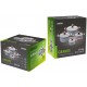 PROMIS Set of pots GRANITE, saucepan 16 cm, pots 20,24,28 brown handles