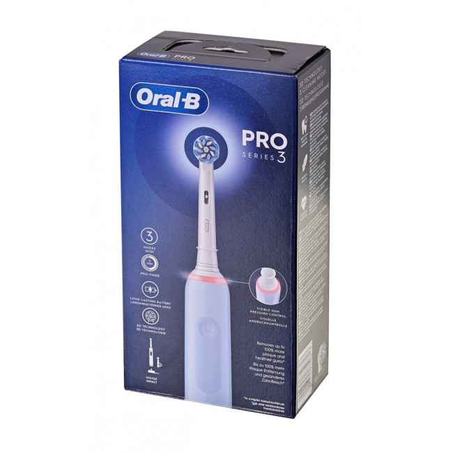 Oral-B Pro 3 Pro3 3000 Adult Rotating-oscillating toothbrush Blue