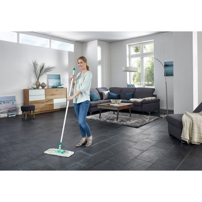 Leifheit Profi XL cotton plus mop Cotton/Fiber Grey, Turquoise, White Leifheit Profi XL cotton plus mop Cotton/Fiber Grey, Turquoise, White