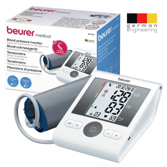 Beurer BM 28 HSD Upper arm Automatic 4 user(s) Beurer BM 28 HSD Upper arm Automatic 4 user(s)