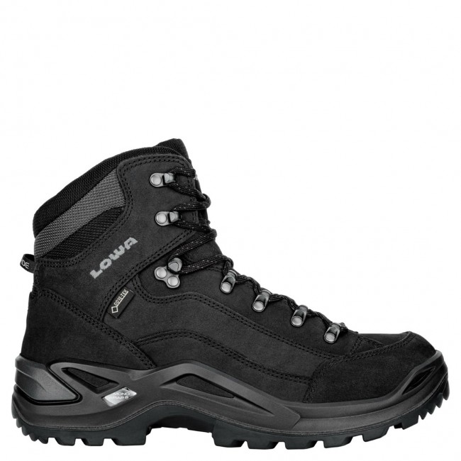 Shoes renegade gtx mid-tiefschwarz-uk 9 (43,5) LOWA