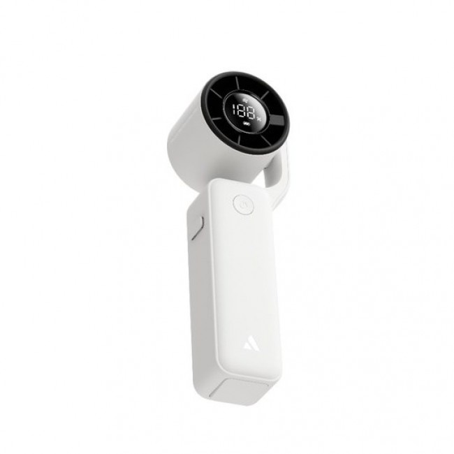 AECOOLY Halo 04 ICING Foldable Handheld Fan with Cooling Plate, White