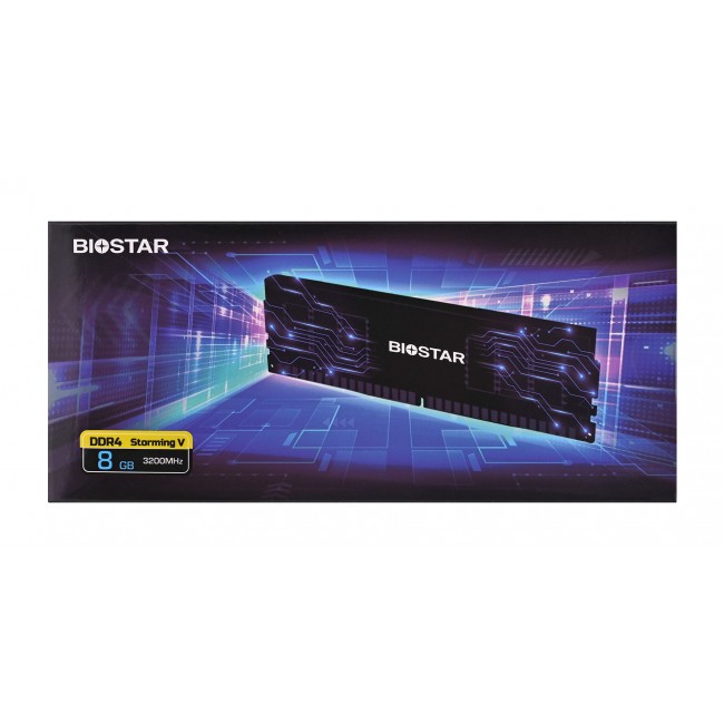 Biostar DDR4 Storming V memory module 8 GB 1 x 8 GB 3200 MHz (DX32NU4H08)
