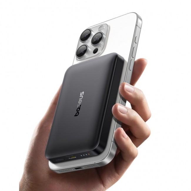 Baseus EnerFill FM12 Lithium Polymer (LiPo) 10000 mAh Wireless charging Black Baseus EnerFill FM12 Lithium Polymer (LiPo) 10000 mAh Wireless charging Black