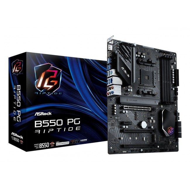 Asrock B550 PG Riptide AMD B550 Socket AM4 ATX Asrock B550 PG Riptide AMD B550 Socket AM4 ATX