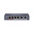 Hikvision DS-3E0106P-E/M Network Links Unmanaged Fast Ethernet (10/100) Power over Ethernet (PoE) Blue