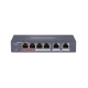 Hikvision DS-3E0106P-E/M Network Links Unmanaged Fast Ethernet (10/100) Power over Ethernet (PoE) Blue