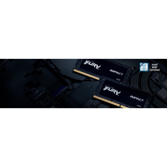 Kingston Technology FURY 16GB 4800MT/s DDR5 CL38 SODIMM Impact Kingston Technology FURY 16GB 4800MT/s DDR5 CL38 SODIMM Impact