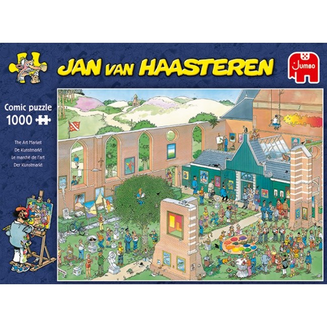 Jan van Haasteren The Art Market 1000 pieces
