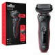 Braun Series 5 50-R1000s Foil shaver Black, Red Braun Series 5 50-R1000s Foil shaver Black, Red