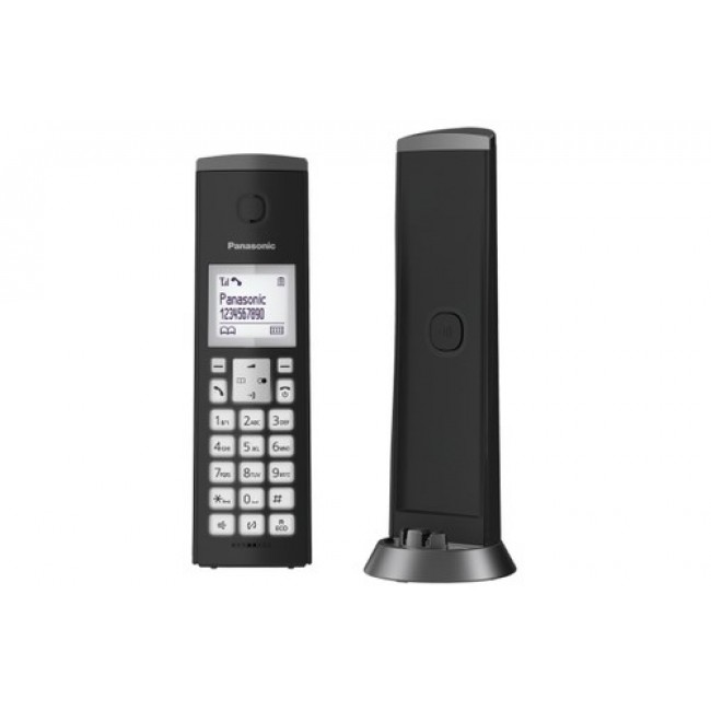 Panasonic KX-TGK210FXB telephone DECT telephone Caller ID Black