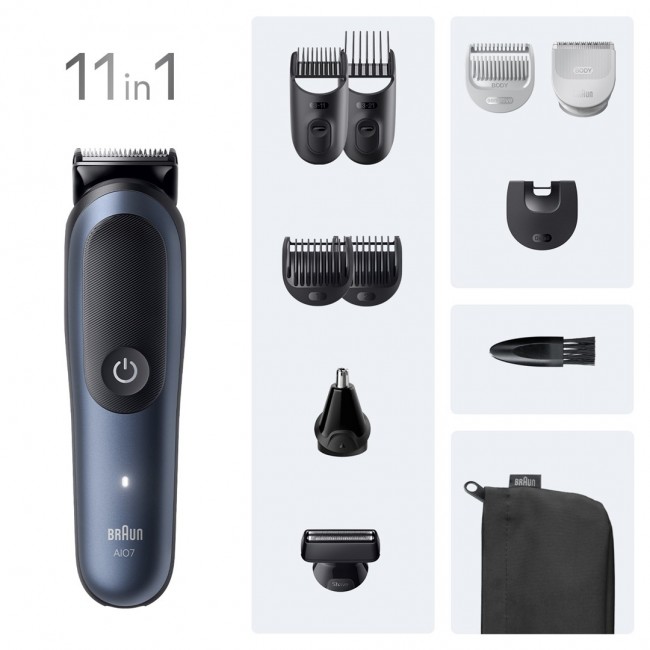 Braun AIO7540 Black, Blue 14 Lithium-Ion (Li-Ion)