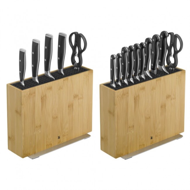 WMF FlexTec Compact bamboe 1893874500 Flex rods knife block Bamboo, Stainless steel Wood WMF FlexTec Compact bamboe 1893874500 Flex rods knife block Bamboo, Stainless steel Wood