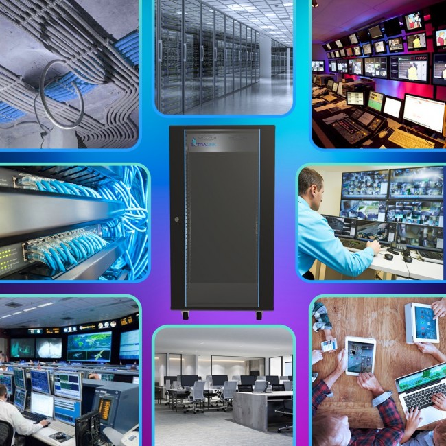 Extralink Rackmount cabinet 27U 600x1000 Black standing Extralink Rackmount cabinet 27U 600x1000 Black standing