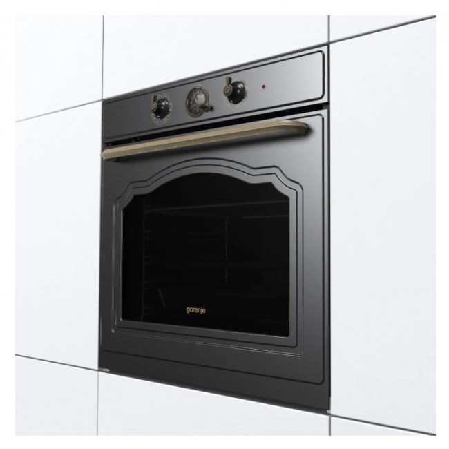 Gorenje BOS67371CLB oven 77 L 2300 W A Black