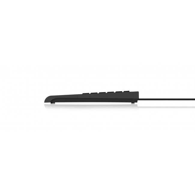 KeySonic ACK-3410 (DE) keyboard Office USB QWERTZ German Black