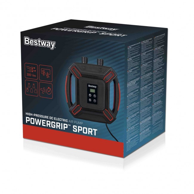 Bestway PowerGrip Sport High-Pressure DC Stand-Up Paddleboard Electric Air Pump