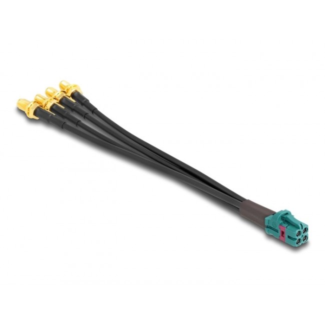 DeLOCK Cable Mini FAKRA Z jack quad to 4 x SMA jack A-Type Premium