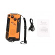 Extralink RADIO AWARYJNE SOLARNE Z KORBKA DYNAMO POWERBANK 4000MAH Z LATARKA SOS SR-4000 Portable Analog Black, Orange